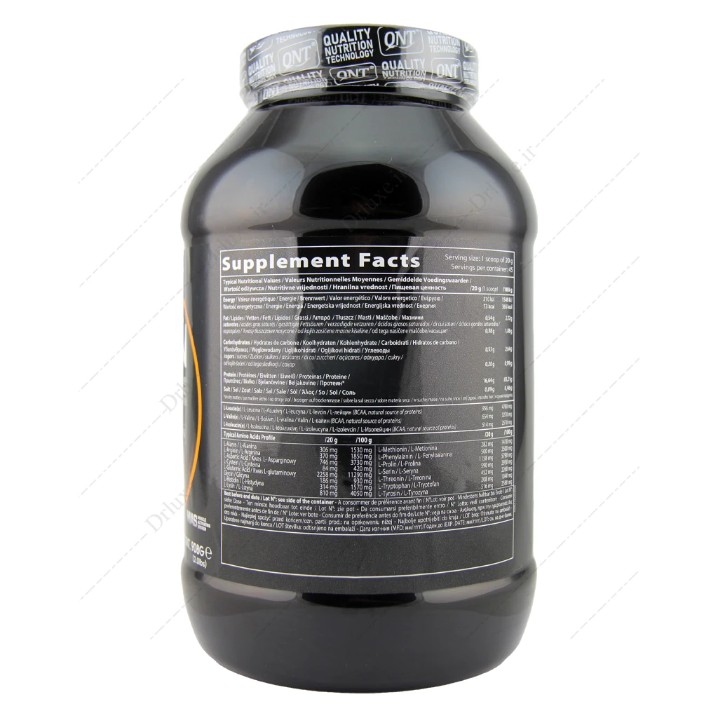 پودر پروتئین کازئین کیو ان تی 908 گرم